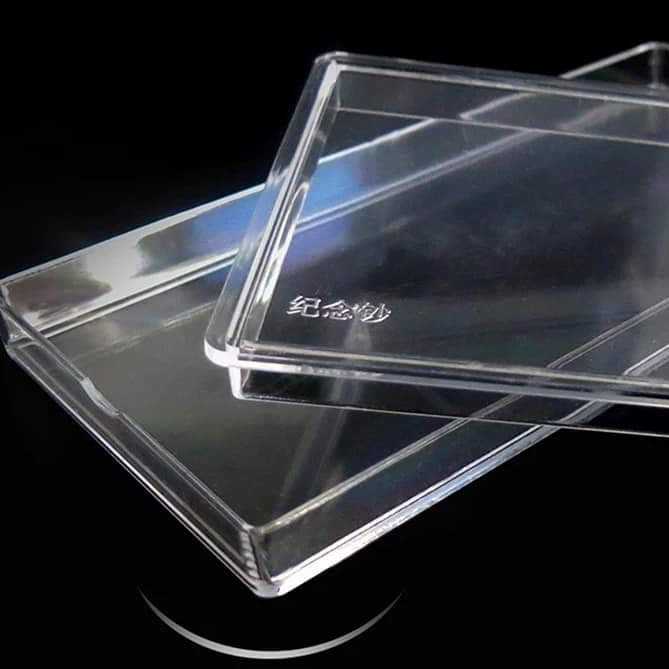 Kapsul pelindung uang kertas mika gepokan PCCB 70 x 155 mm