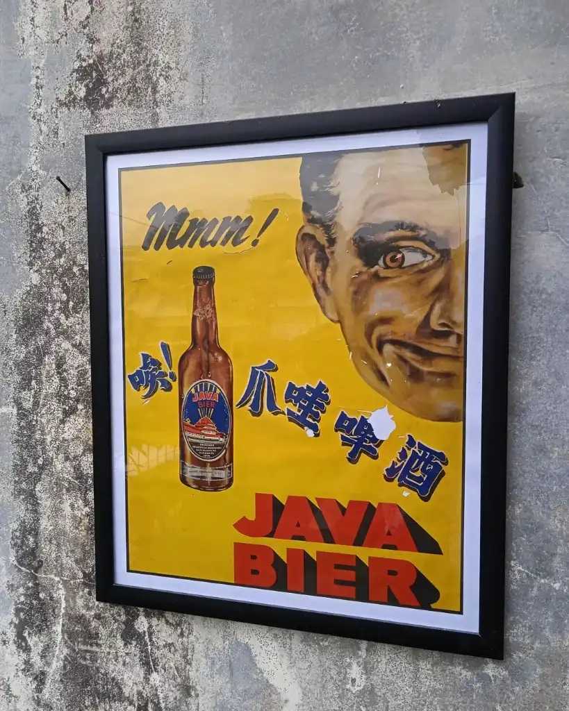 Reklame poster "JAVA BIER"