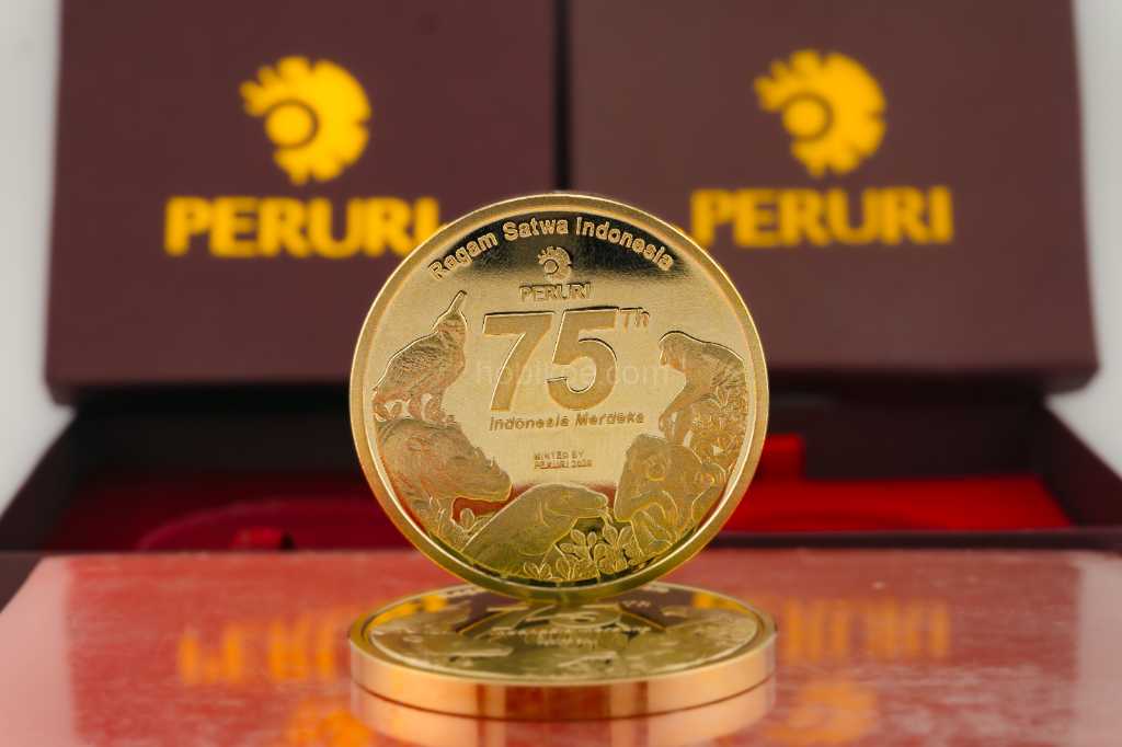 Koin Medali PERURI 75 tahun Indonesia Merdeka