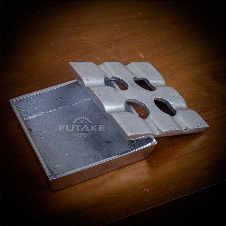 ASBAK ROKOK LUBANG 4 BAHAN ALUMINIUM HALUS HIASAN MODEL ASBAK