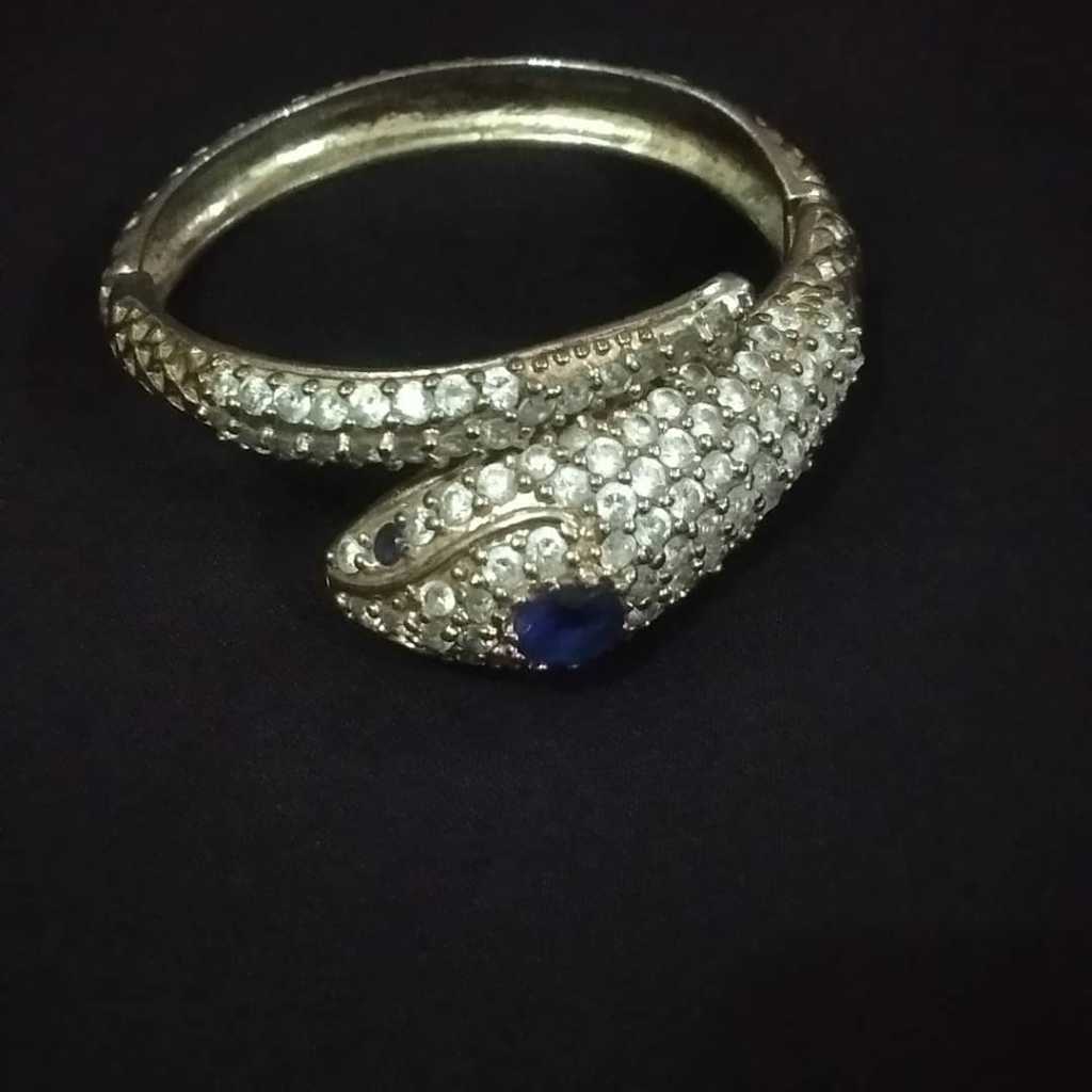 gelang vintage motif ular ukuran dewasa