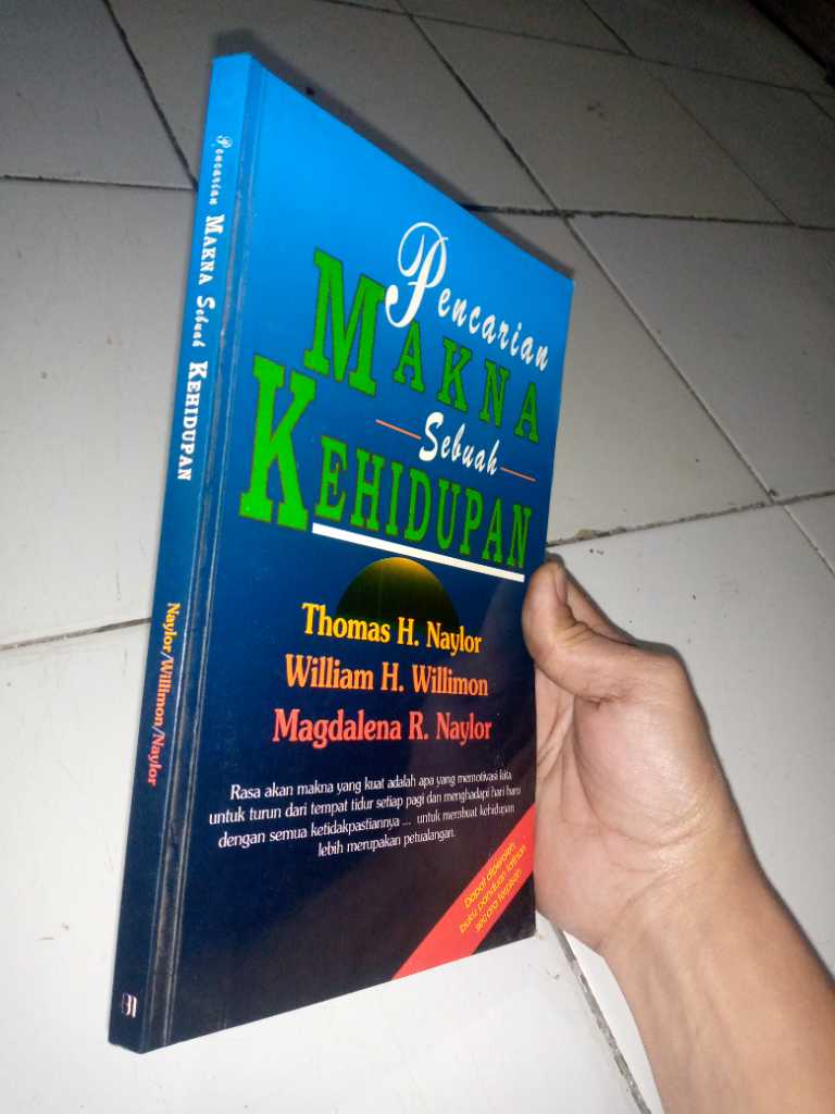 Buku PENCARIAN MAKNA SEBUAH KEHIDUPAN Terbitan BINARUPA AKSARA Tahun 1996