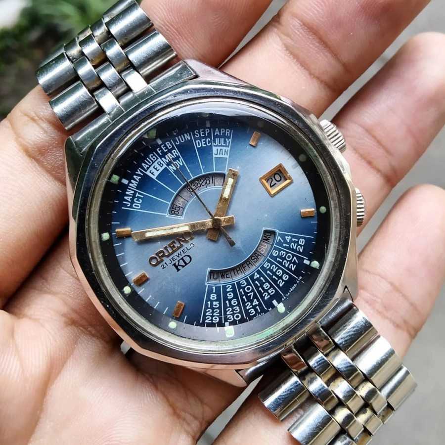 JAM TANGAN ANTIK ORIENT KD AUTOMATIC 21 JEWELS SOLID STEEL