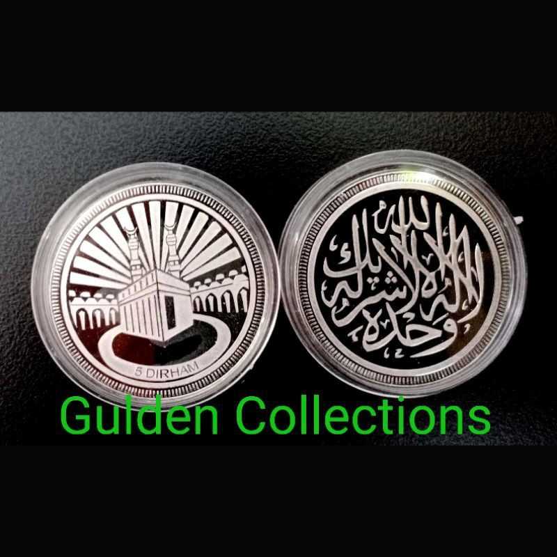 KOIN 5 DIRHAM KA'BAH DAN AL MASJID AL-HARAM MECCA BONUS CAPSUL