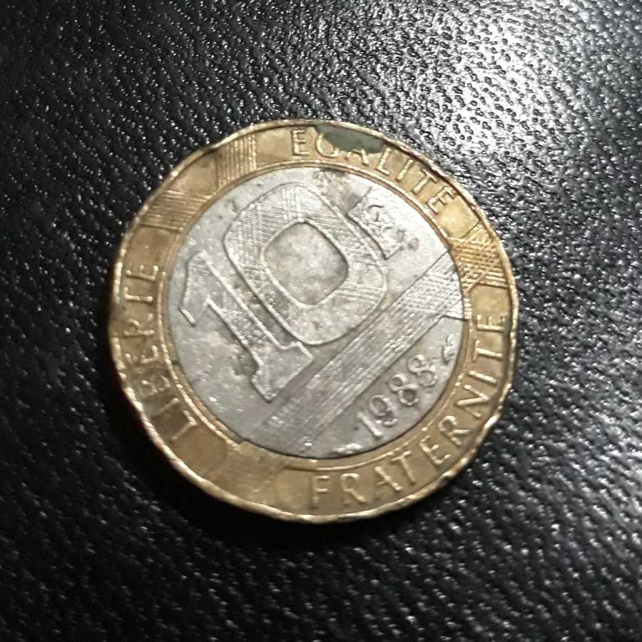 Perancis ( France ) - 10 Francs 1988 : Koin / Asing / Kuno