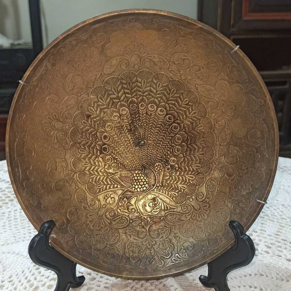 Hiasan dinding motif Bahan Merak