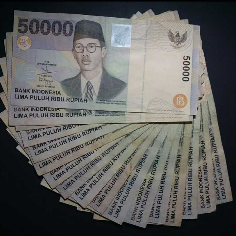 uang kuno 50000 Soepratman