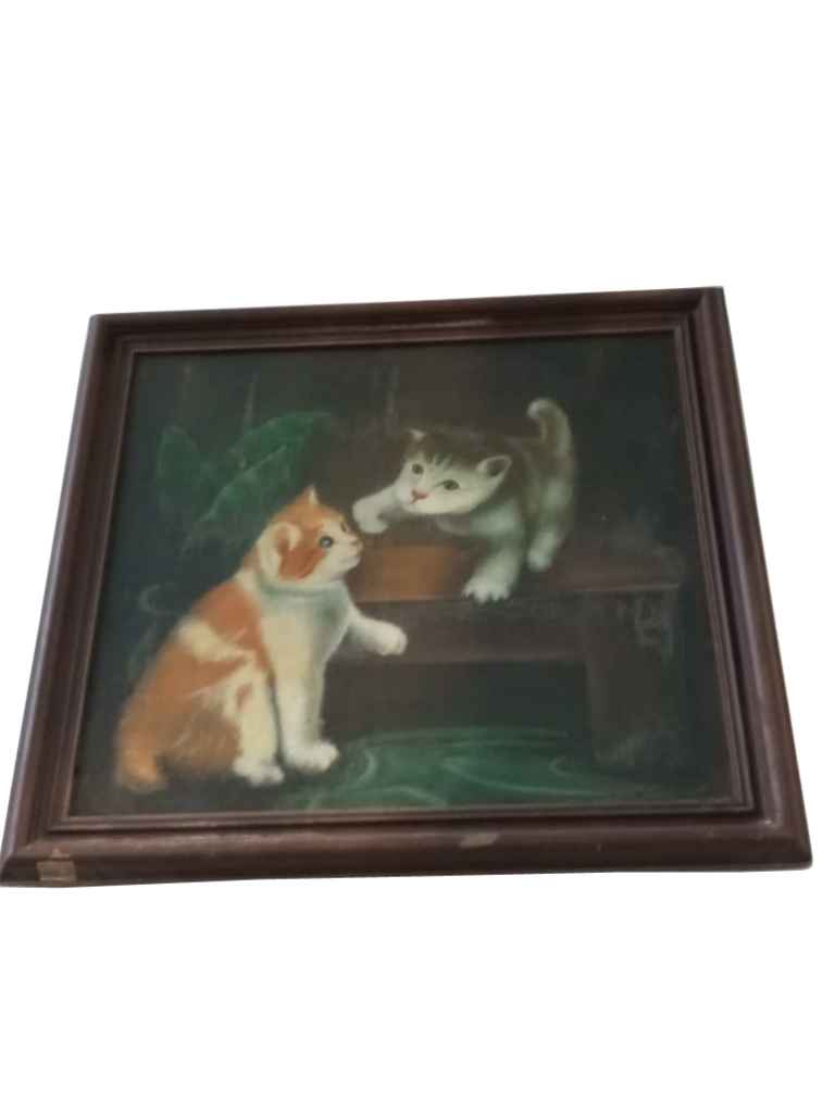 LUKISAN "SEPASANG KUCING"