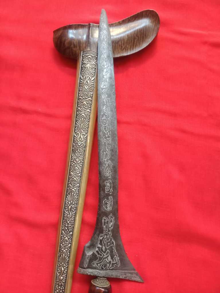 Keris Dapur Tilam Upih Pamor Melati Tumpuk