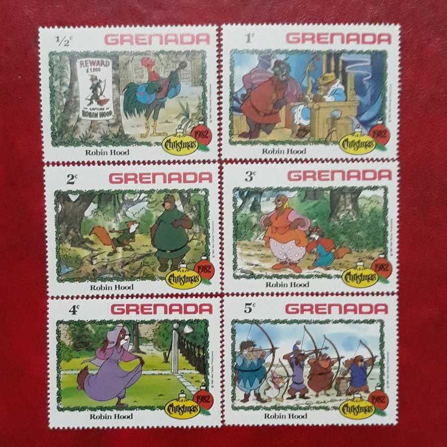 Perangko / Stamp : Grenada - Disney " Robin Hood " 6 pcs