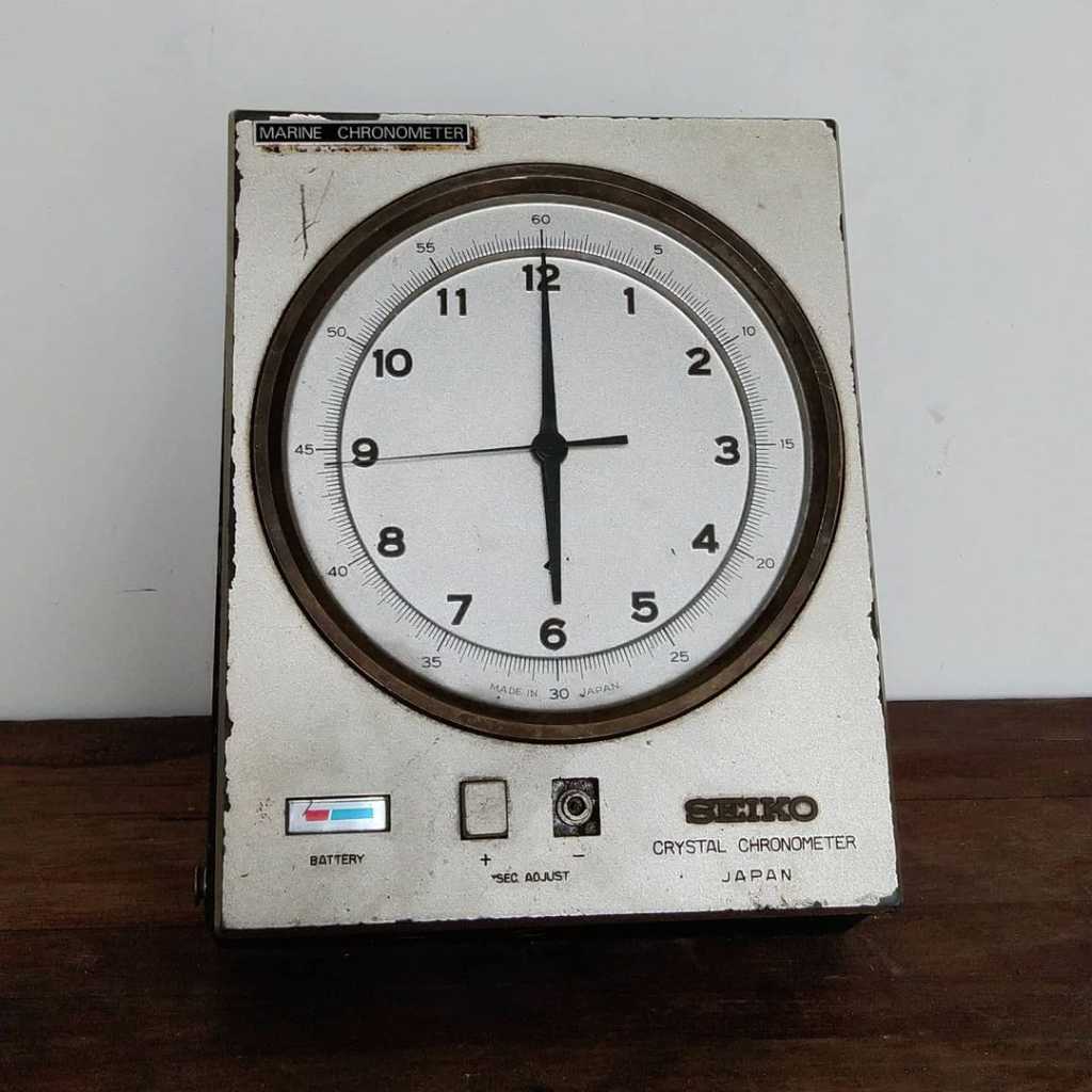 Seiko kristal cronometer, marine cronometer Kondisi untested