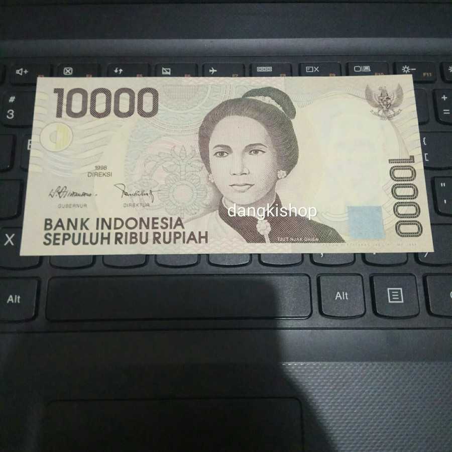 uang kuno 1000 Cut Nyak Dhien tahun 1998