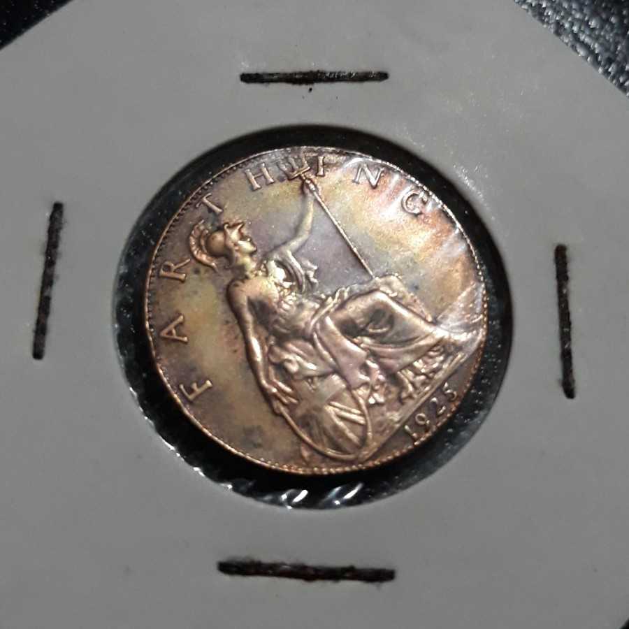 Britania Raya ( Great Britain ) - Farthing 1925 : Koin / Asing / Kuno