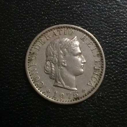 wiss ( Switzerland ) - 20 Rappen 1975 : Koin / Asing / Kuno