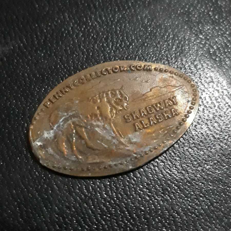 Token / Koin / Souvenir : Elongated Penny - Skagway Alaska