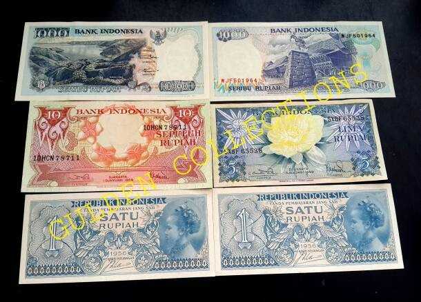 Paket uang kuno 2017 rupiah kertas mahar pernikahan seri BBB