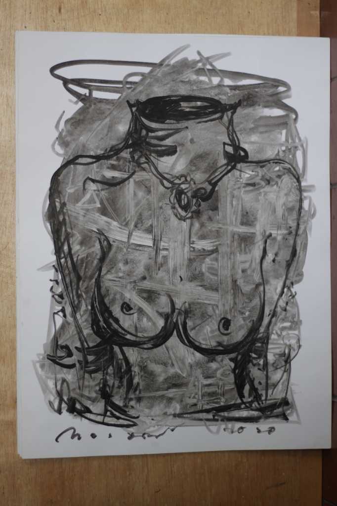 Lukisan tinta diatas kertas ( Kesuburan )