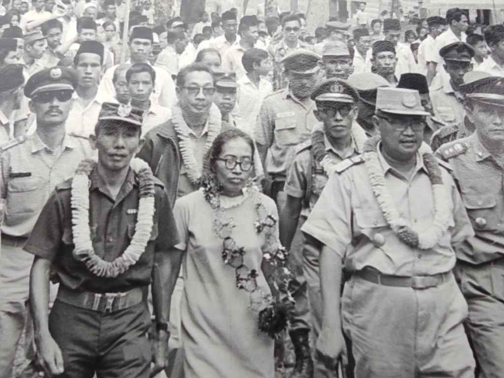 Foto Tua Kunjungan Gubernur Jambi  Kemungkinan tahun 1960-70an