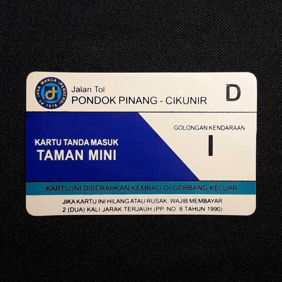 Kartu Koleksi : Akses Toll - Taman Mini