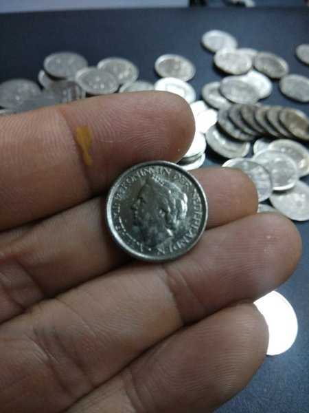 A2776 Per 1 Keping 25 Cent Wilhelmina Tahun 1948 Sudah Di Bersihkan