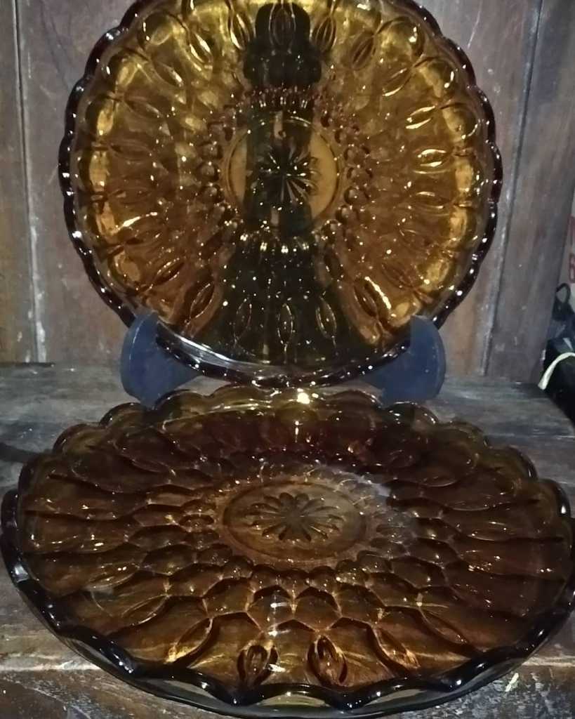 Piring Kaca Vintage