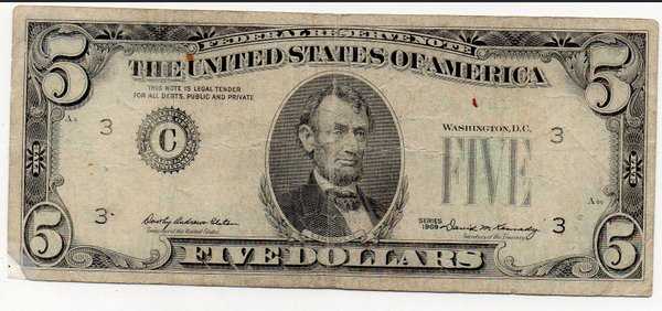 BL 1606 USD - Amerika Lama Tahun 1969 Bekas Pakai Sesuai Gambar