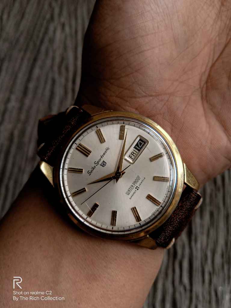 Seiko sportsmatic 5 diashock 21 jewels sale