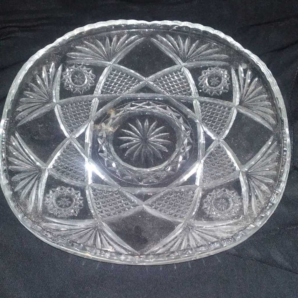 Piring Kristal Vintage