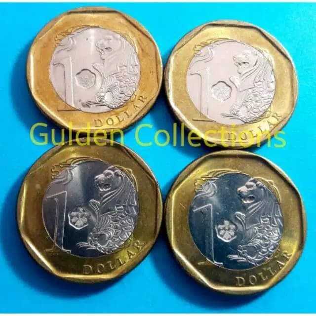 Koin 1 dollar singapore edisi Baru