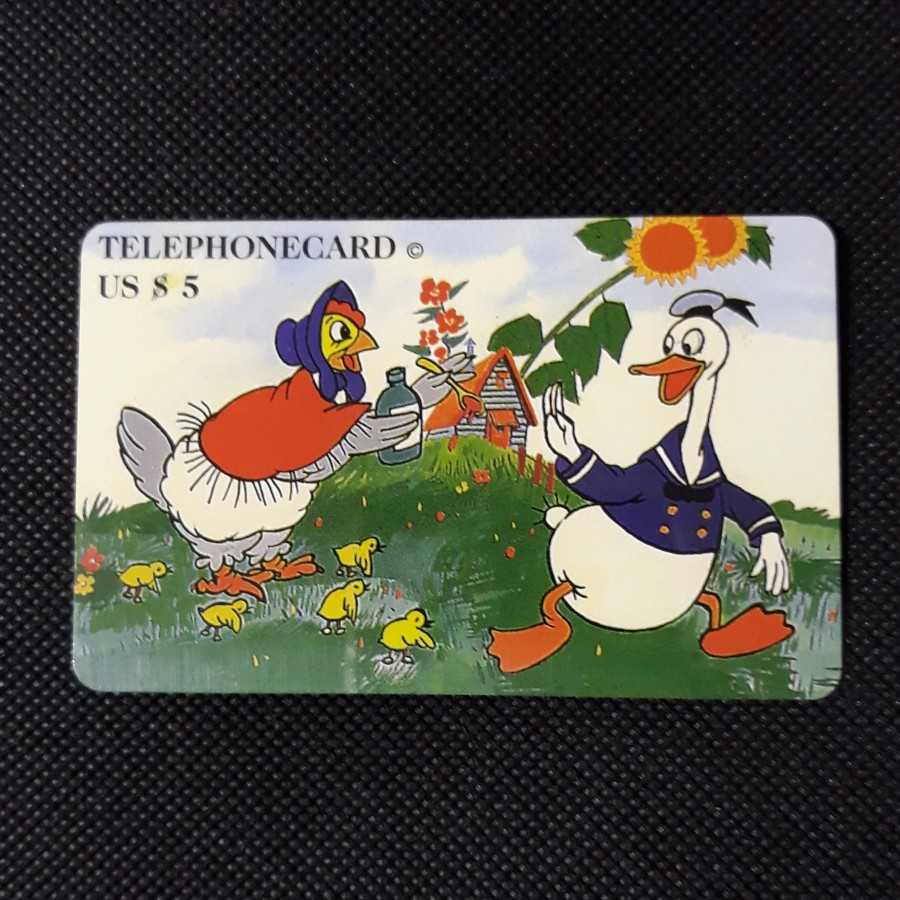 Kartu Telepon Umum Luar : Telephonecard, US - Donald Duck (2)