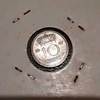 Belanda ( Netherlands ) - 10 Cents 1967 : Koin / Asing / Kuno