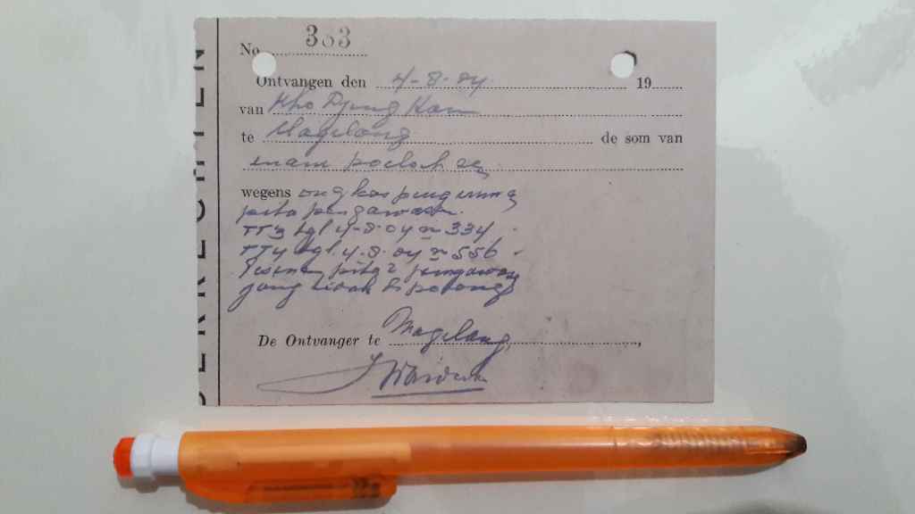 Nota Kecil Jaman Jepang