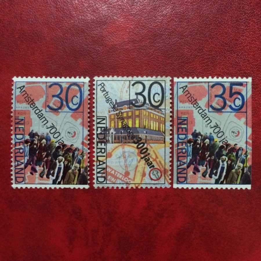 Perangko . Belanda (Netherland) - 3 pcs