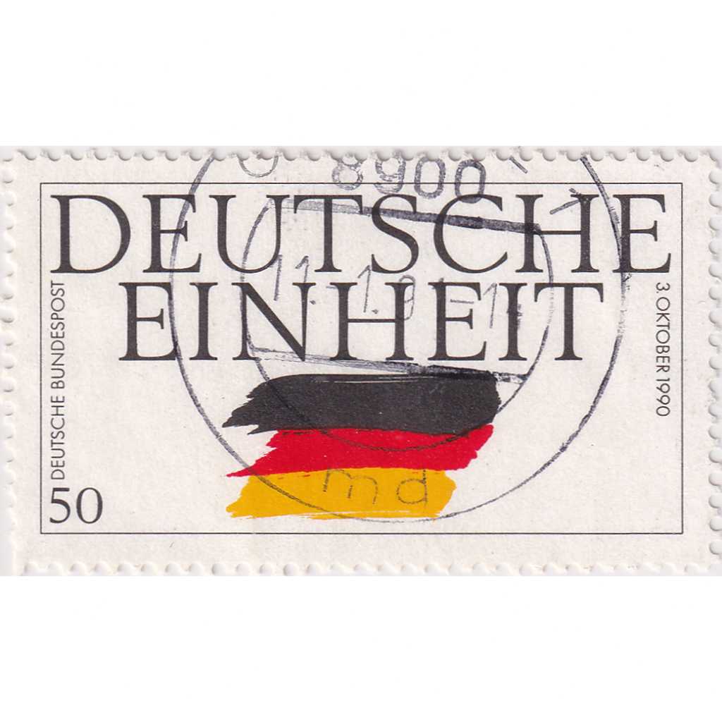 Prangko Germany 1990 - The Reunification of Germany 50Pfg Used