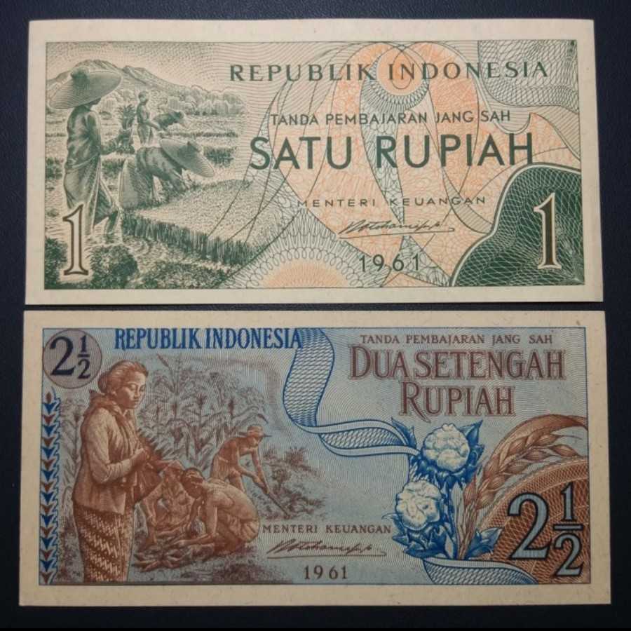 uang kuno set sandang pangan gress