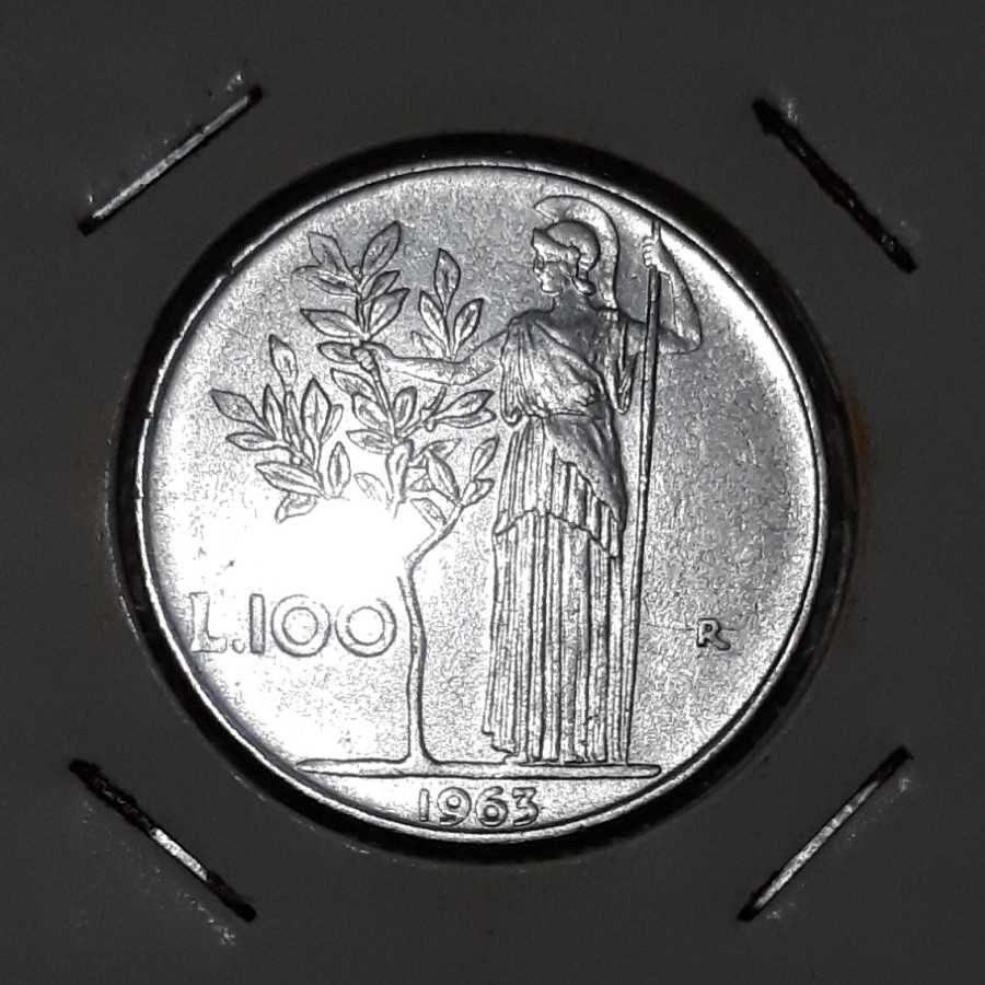 Italia ( Italy ) - 100 Lire 1963 : Koin / Asing / Kuno