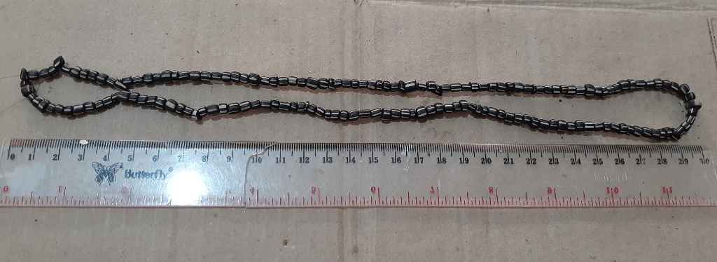 18.1 biji kalung batu manik motif