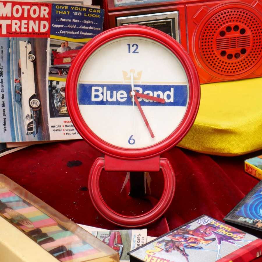 jam dinding blue band jadul