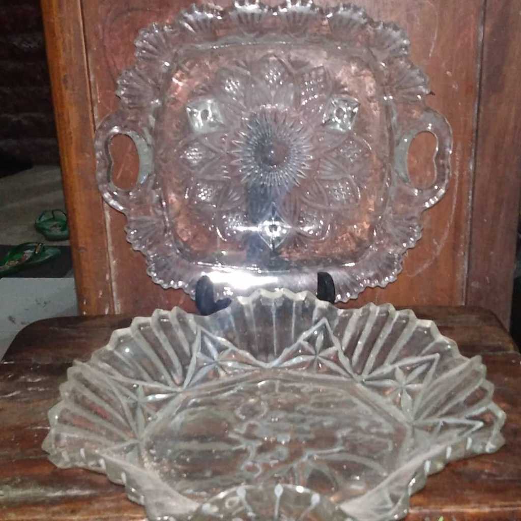 Tempat Kacang Kaca Vintage