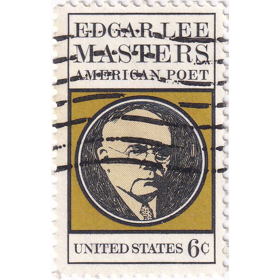 Prangko United States 1970 - Edgar Lee Masters Used