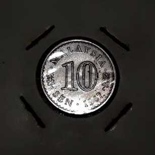Malaysia - 10 Cents 1967 : Koin / Asing / Uang Kuno