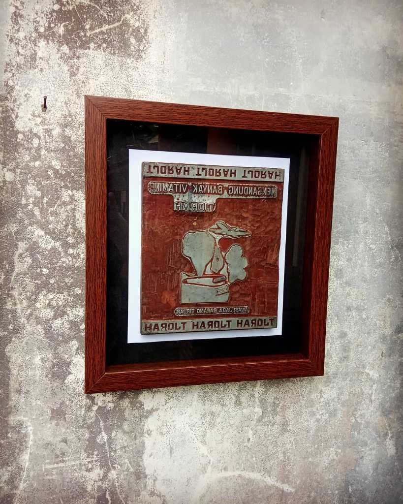 Plat Cap Bungkus kue Lawas,