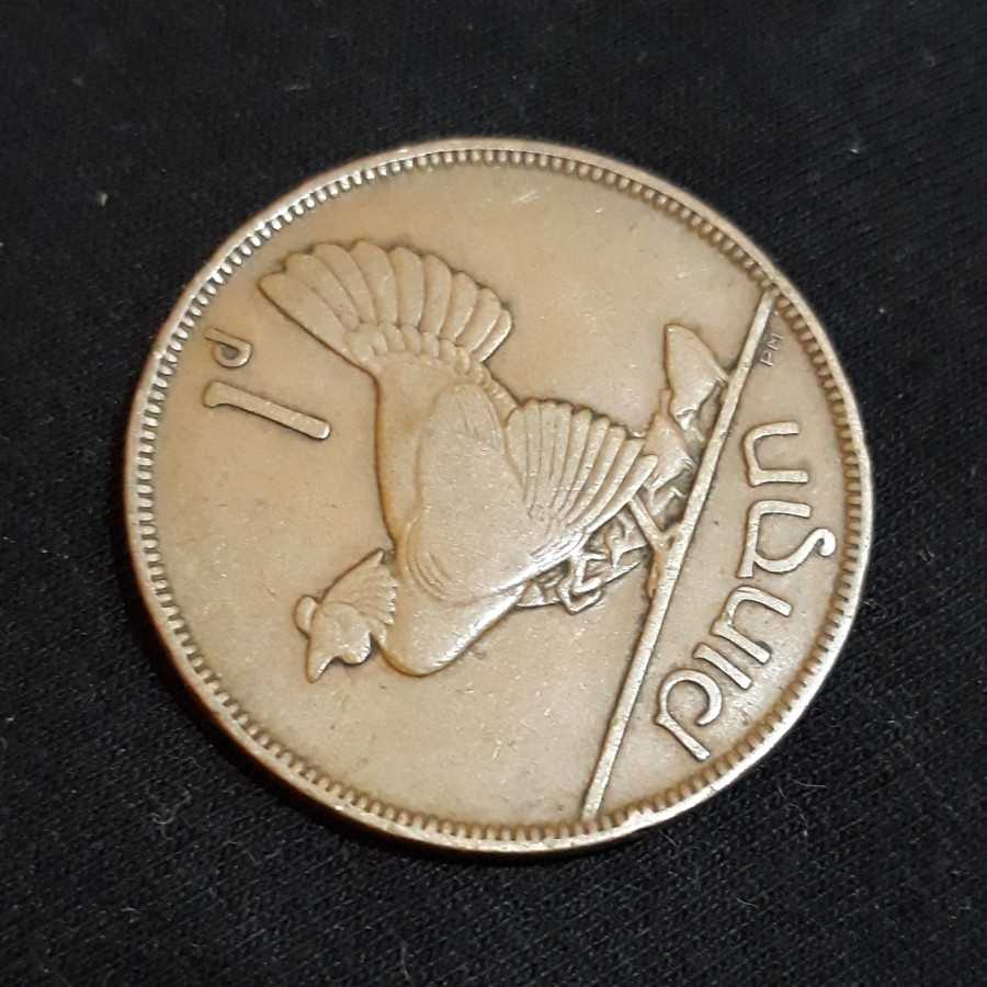 Irlandia ( Irish Free State ) - 1 Penny 1928 : Koin / Asing / Kuno