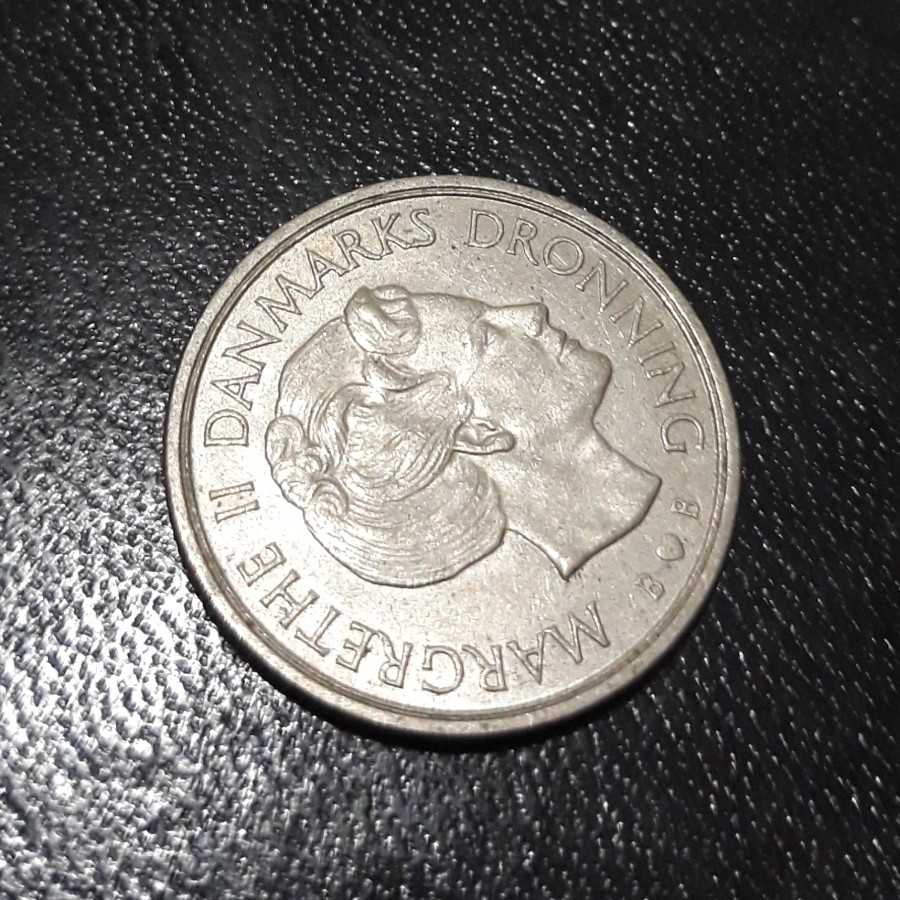 Denmark - 1 Krone 1980 : Koin / Asing / Kuno