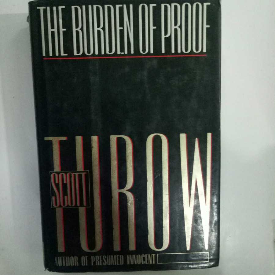 Novel The burden of proof