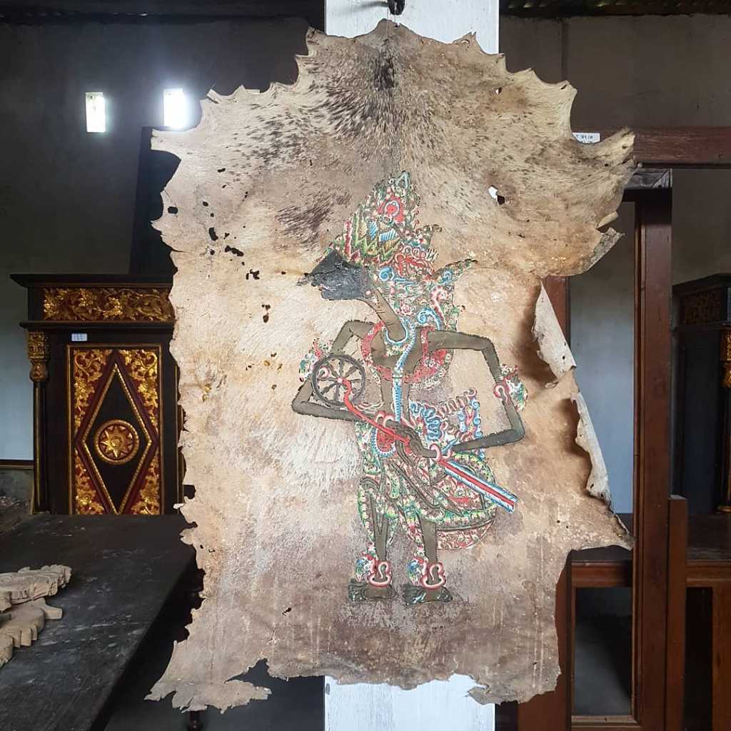 Pajangan Lukisan motif wayang krisna