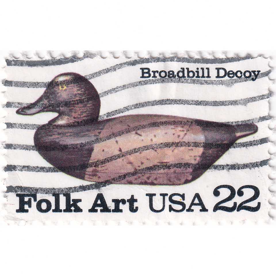 Prangko United States 1985 - American Folk Art - Duck Decoys BGR Used