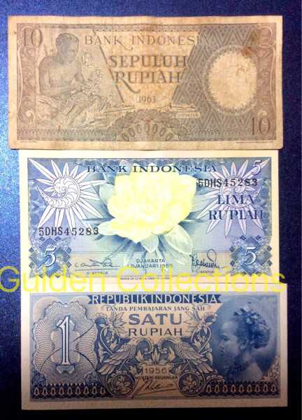 paket uang kuno mahar pernikahan 16 rupiah murah 10p 5b 1b