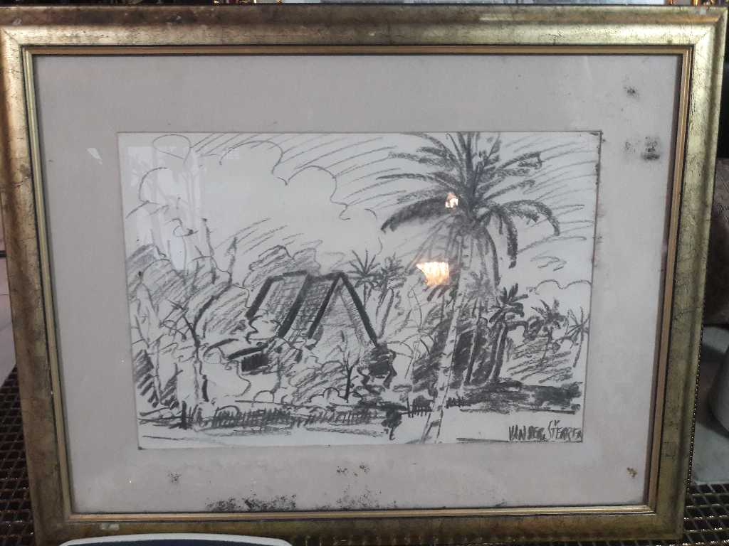 SKETS ORIGINAL DARI PELUKIS JOHN VAN DE STERREN