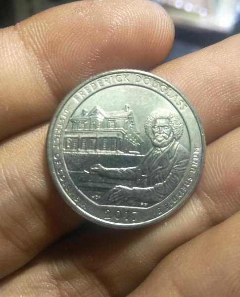 A 1971 Koin Quarter Dollar USA negara Bagian Douglass 2017 Bekas Pakai Kondisi Sesuai Gambar